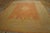 Peach Supreme Peach Color With a Small Detail Medallion Antique Turkish Oushak Rug For Sale - Image 8 of 11