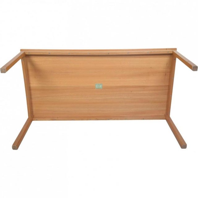 Wood Vintage Coffee Table in Elm by Kaare Klint, 1970s For Sale - Image 7 of 9