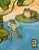 Chinese Day at the Lotus Pond Original Oil Painting Stephen McDonough For Sale - Image 3 of 7