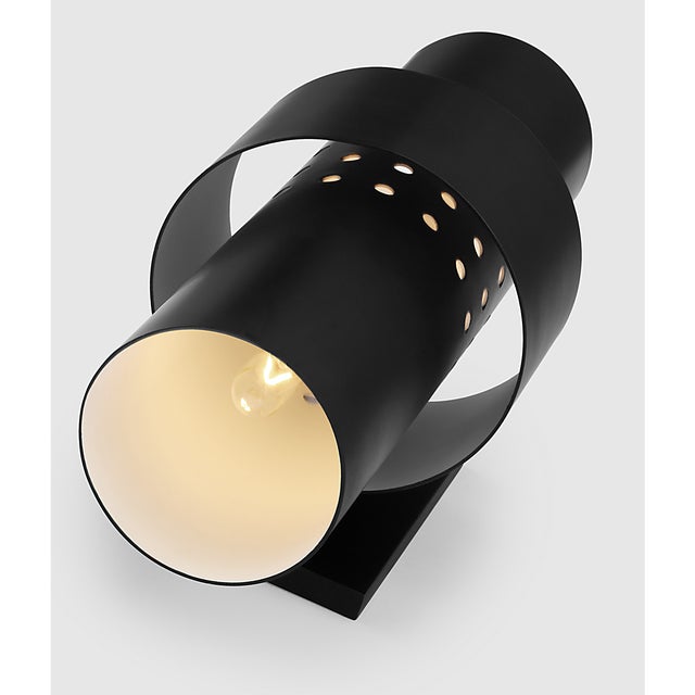 Chalmette Medium Layered Sconce in Aged Iron Designer: Julie Neill Finish: Aged Iron Height: 14" Width: 6" Extension: 7"...