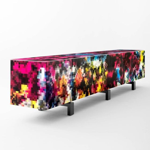Printed Glass Cabinet Dreams by Cristian Zuzunaga for BD Barcelona For Sale - Image 4 of 6