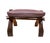 Mid-Century Modern Midcentury Canel Saddle Stool For Sale - Image 3 of 6
