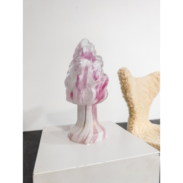 Glass Sculptural Art Glass Table Lamp by Monica Backström for Pukeberg For Sale - Image 7 of 7