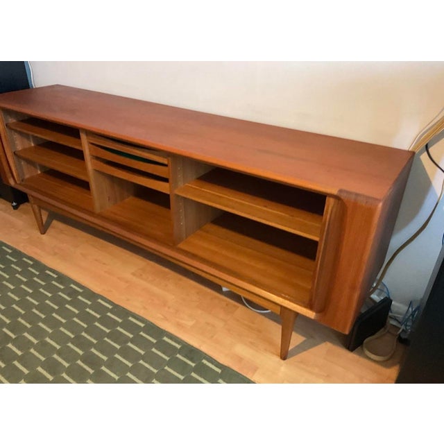 Danish Teak Tambour Door Sideboard from Bernhard Pedersen & Søn For Sale - Image 18 of 18