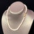 Traditional Akoya Pearl Necklace 14k White Gold Certified For Sale - Image 3 of 7