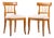 Kindel Furniture French Regency Solid Cherry Wood Dining Side Chairs - Pair For Sale