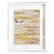 Vague. VI Abstract Framed Yellow Painting For Sale