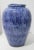 Italian Artisan Mottled Blue Urn For Sale - Image 10 of 10
