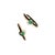 Natural diamond 0.93cts & emerald 0.73cts earring in 18k gold For Sale - Image 11 of 18