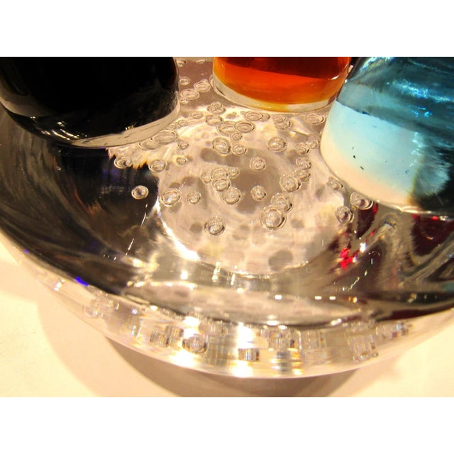 Rare Murano Art Glass Sculpture Signed Moro Mariano Circa 1980s For Sale - Image 13 of 13