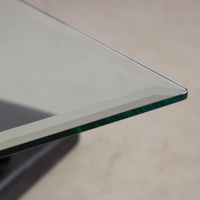 Italian Glass Coffee Table from Bellato, 1980s For Sale - Image 9 of 18