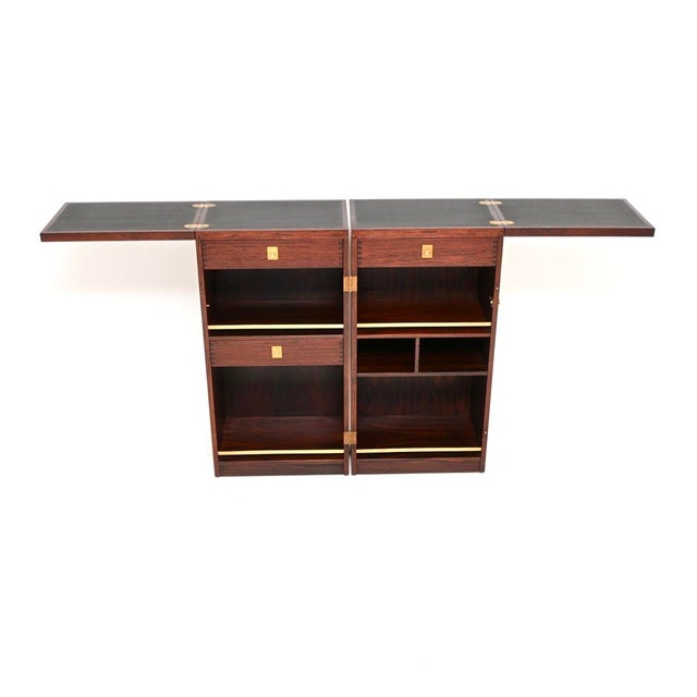 An absolutely stunning Danish vintage captains bar by Reno Wahl Iversen for Dyrlund. It was made in Denmark and dates from...