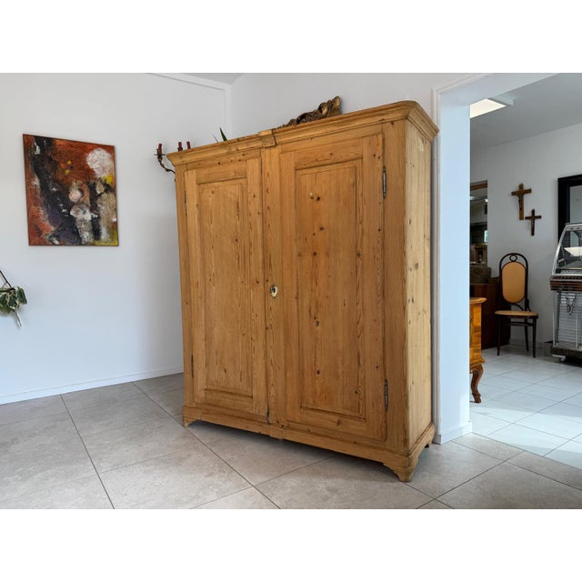 Tyrolean Baroque Farmhouse Wardrobe For Sale - Image 5 of 13