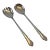 1970s Silver Salad Servers, Du Barry - 2 pcs For Sale