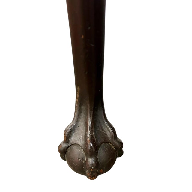 Wood Rare George II Mahogany Drop-Leaf Table Ca. 1765 For Sale - Image 7 of 9