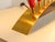 Metal Mid-Century Brass Lamp, 1950s For Sale - Image 7 of 8