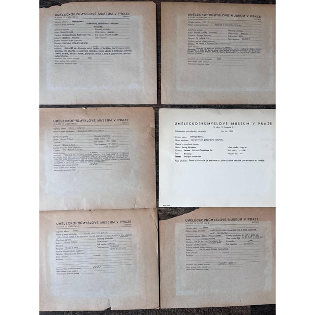 1950s Original Photos of George Nelson Furniture, 1951, Set of 6 For Sale - Image 5 of 8
