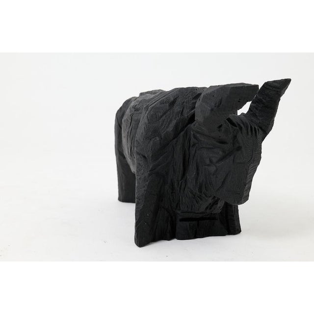 Taurus Sculpture in Burnt Oak by Logniture For Sale - Image 14 of 17