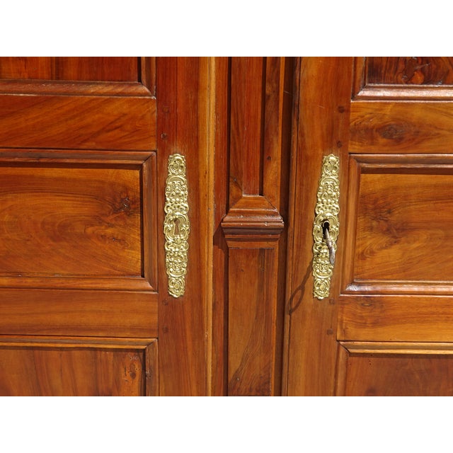 Louis Philippe Wardrobe in Light Walnut For Sale - Image 15 of 18