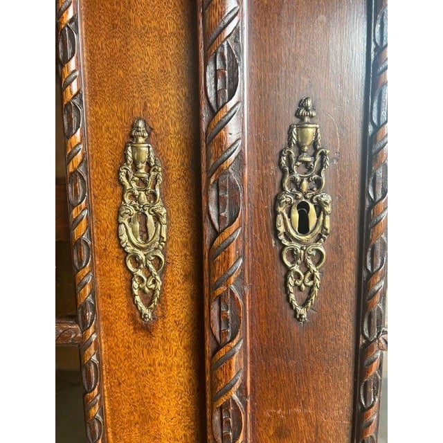18th C. Mahogany Dutch Cabinet For Sale In Los Angeles - Image 6 of 12