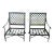 Modern Patio Lounge Chairs - A Pair For Sale