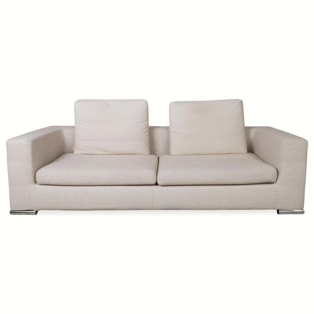 Cream Fabric Three-Seater Sofa from Sabe Italia For Sale - Image 14 of 14