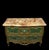 Louis XV Style Venetian Commode with Curved Front in Gilt and Lacquered Wood For Sale - Image 3 of 6