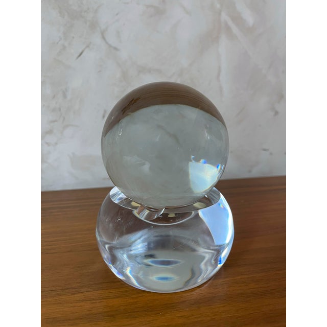 Decorative Ball in Transparent Glass, 1930s For Sale - Image 16 of 18