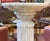 Vintage Round Carved Marble Column Pedestal For Sale - Image 4 of 11
