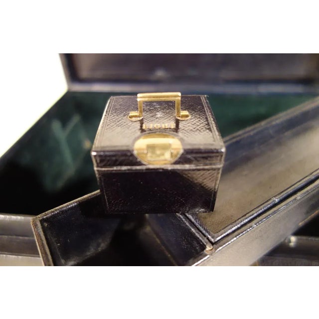 Leather Writing Case With Key from Milne Edinburgh, 1920s, in Good conditions. Designed 1920 to 1949 This piece has an...