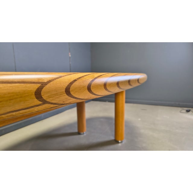 Dining Table in Burl and Elm Wood, 1980s For Sale - Image 4 of 18