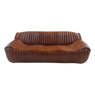 Nautique Leather Sofa For Sale