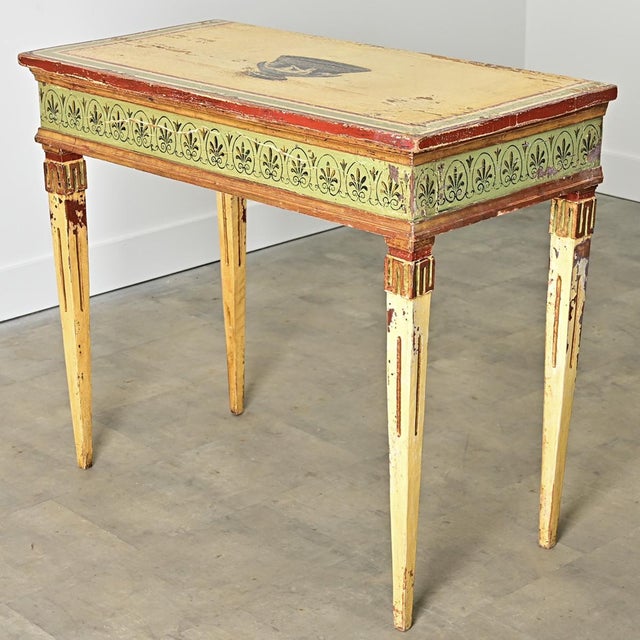 Italian 18th Century Painted Console Table For Sale - Image 12 of 13