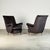 Italian Armchairs attributed to Gio Ponti for Isa Bergamo, 1950s, Set of 2 For Sale - Image 3 of 14