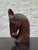 American Mid 20th Century Large Hand-Carved Wood Horse Head Sculpture For Sale - Image 3 of 12