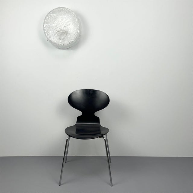 Mid-Century Modern Large Wall Light in Heavy Glass by RZB-Leuchten, Germany, 1970s For Sale - Image 3 of 10