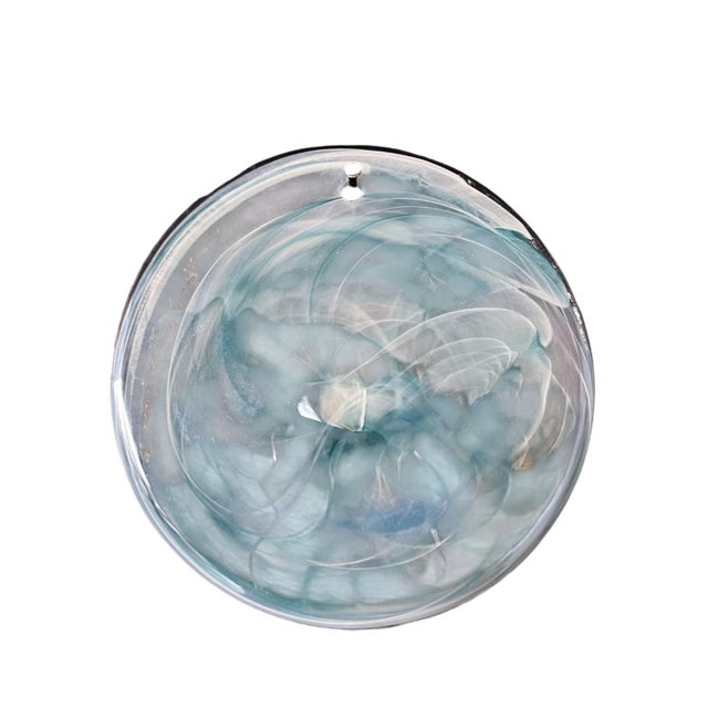 Murano Glass Pendant Light in Blue and Smoky Tones from Justfurnituress SRL For Sale - Image 6 of 10