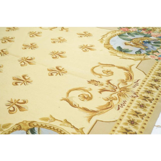 Aubusson Rug 6' X 9' For Sale In New York - Image 6 of 11