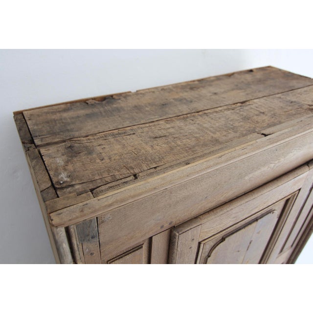 19th Century Primitive Oak Cupboard For Sale - Image 17 of 18
