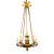 19th C. French Empire Bronze Chandelier For Sale