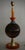 Metal Art Deco Murano Round Black and Orange Art Glass Table Lamp, 2000 For Sale - Image 7 of 10