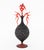 Collection of Two Murano Glass Figural Motif Perfume Bottles, one in amethyst glass and cobalt blue glass with nude woman...
