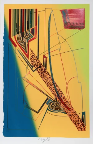 William Schwedler, Losing Track, Screenprint