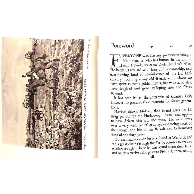 "Rum 'Uns to Follow: Memories of Seventy Years in the Shires" 1934 a Melton Roughrider, Paget, Guy For Sale - Image 11 of 12