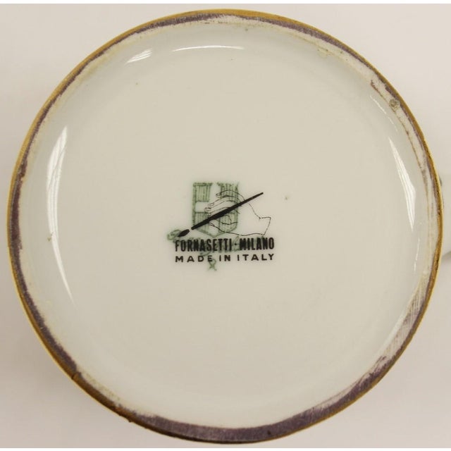 Late 20th Century Piero Fornasetti Heraldic Drum Mug For Sale - Image 4 of 4
