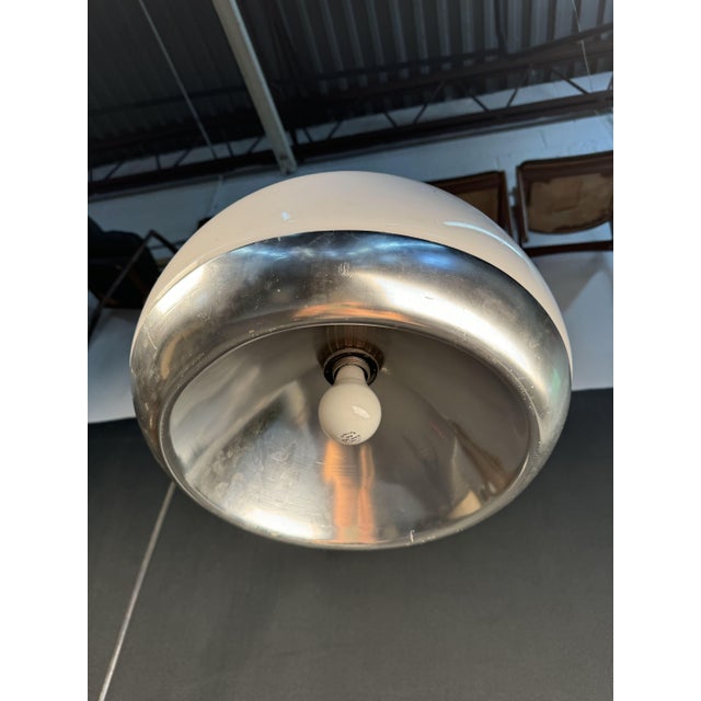 Harvey Guzzini 1970s Harvey Guzzini Attibuted Arc Floor Lamp For Sale - Image 4 of 11