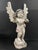 ITEM NAME: Late 20th Century Hand Carved Wood Anel with Glass Eyes Sculpture ORIGIN: Philippines AGES: Late 20th Century...
