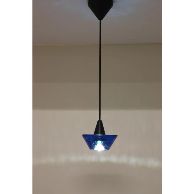 Late 20th Century Mid-Century Modern Murano Glass Pendant Lamp For Sale - Image 5 of 12