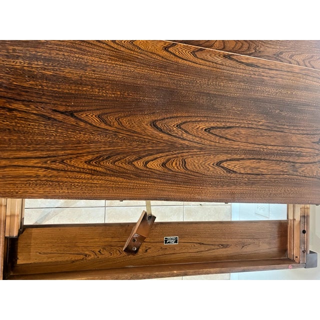 Vintage Expanding Extension Dining Table, Console With Five Leaves by Extensole For Sale - Image 14 of 16