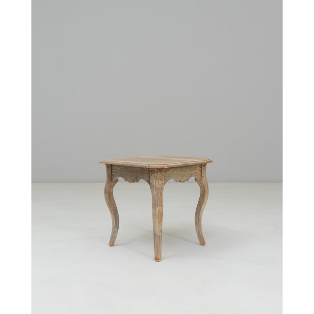 French 20th Century French Louis XV Oak Coffee Table For Sale - Image 3 of 18
